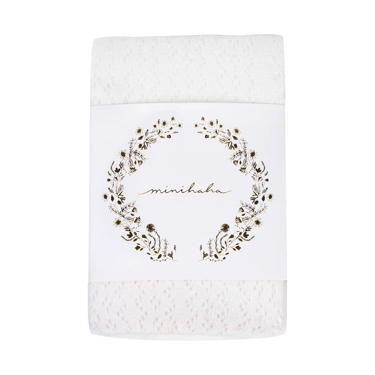 Pointelle Tights - Cloud