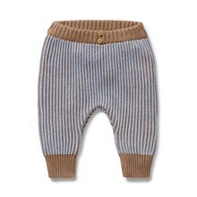 Load image into Gallery viewer, Coco Blue Speckle Organic Knitted Legging
