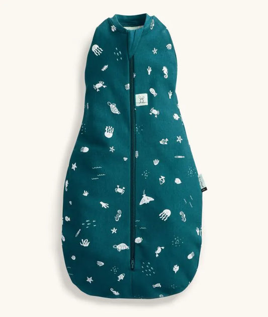 Cocoon Swaddle Bag - Ocean  (0.2 TOG)