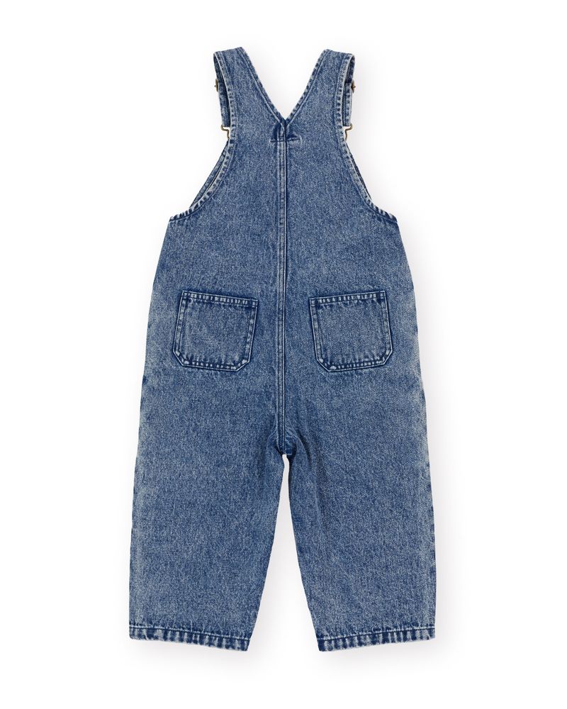Austin Colour Block Vintage Denim Overalls