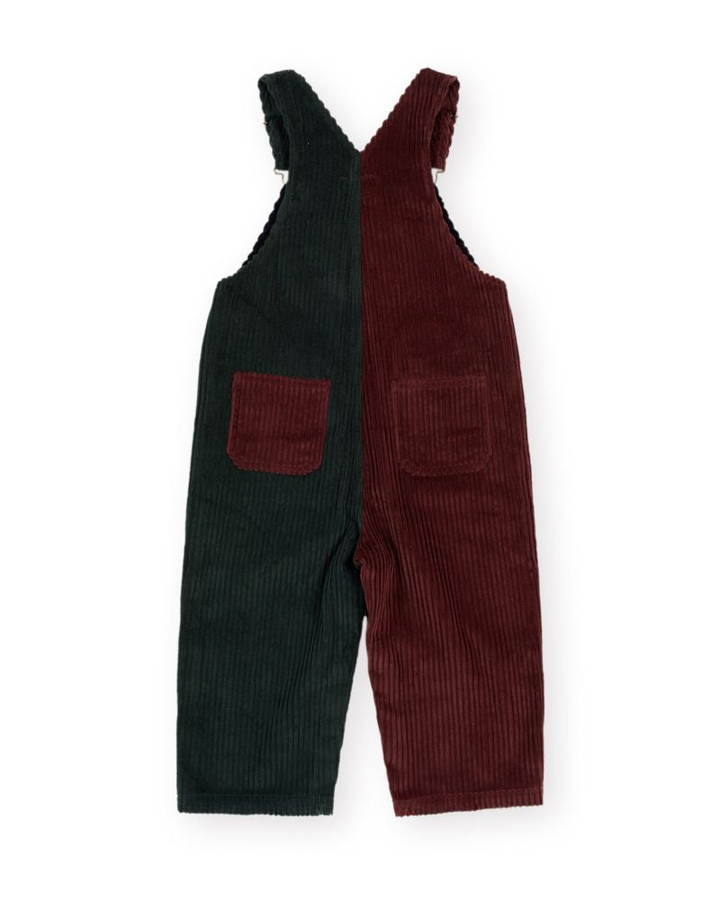 Austin Corduroy Colour Block Overalls