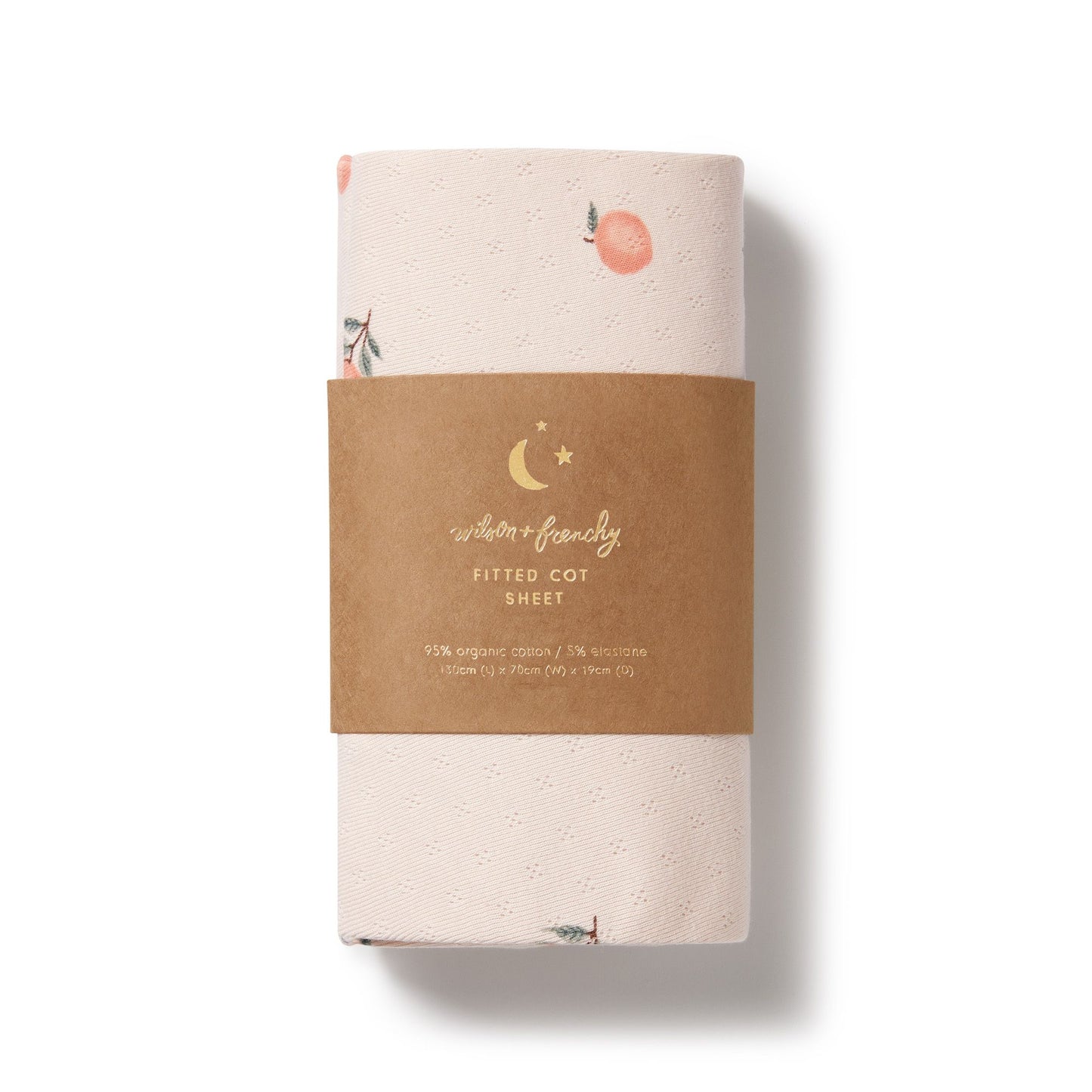 Peaches Organic Pointelle Sheet