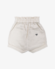 Load image into Gallery viewer, Cream Linen Shorts
