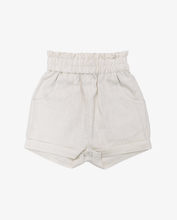 Load image into Gallery viewer, Cream Linen Shorts

