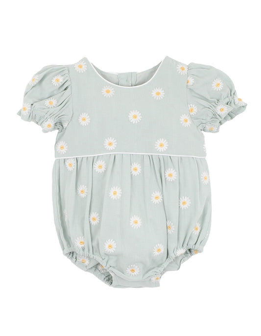 Tess Embroidered Daisy Bodysuit