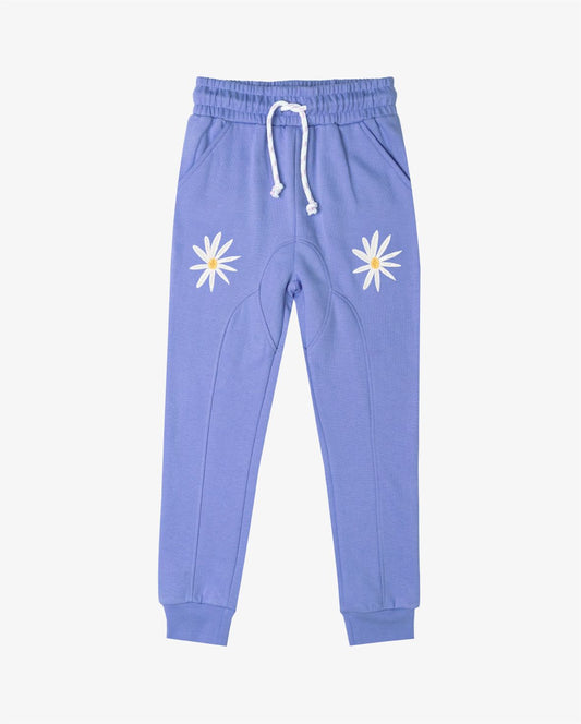 Powder Blue Daisy Joggers