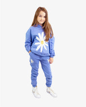 Load image into Gallery viewer, Powder Blue Daisy Joggers
