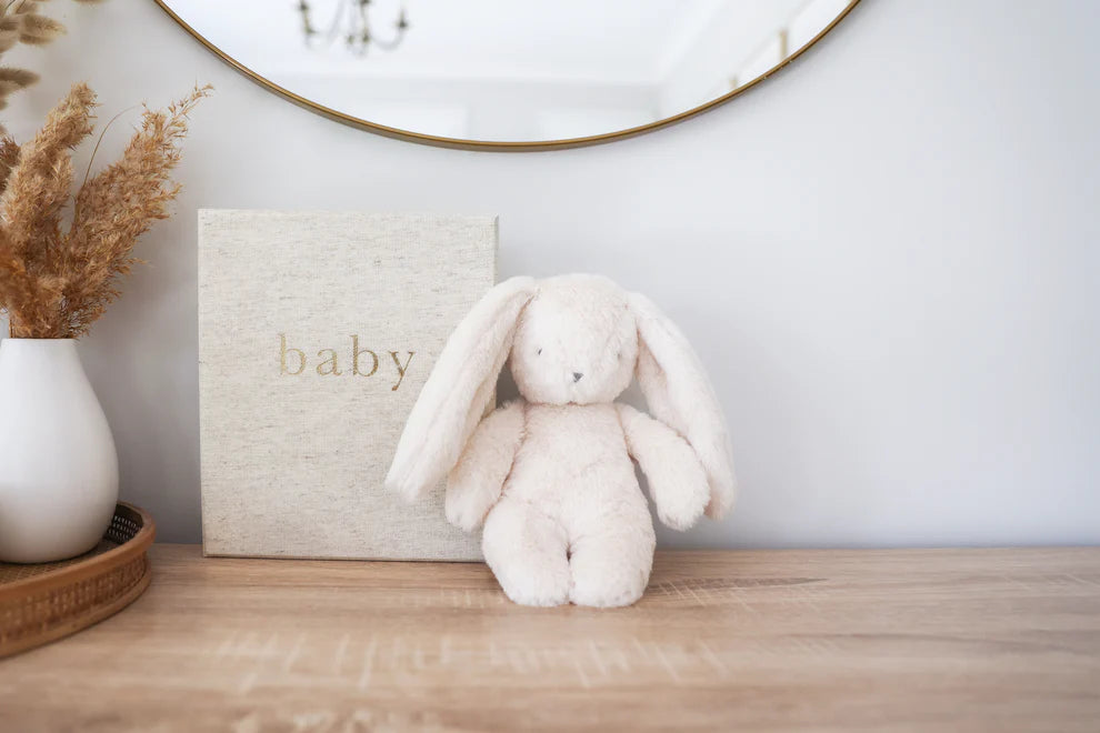 Darcey Plush Baby Bunny Ivory