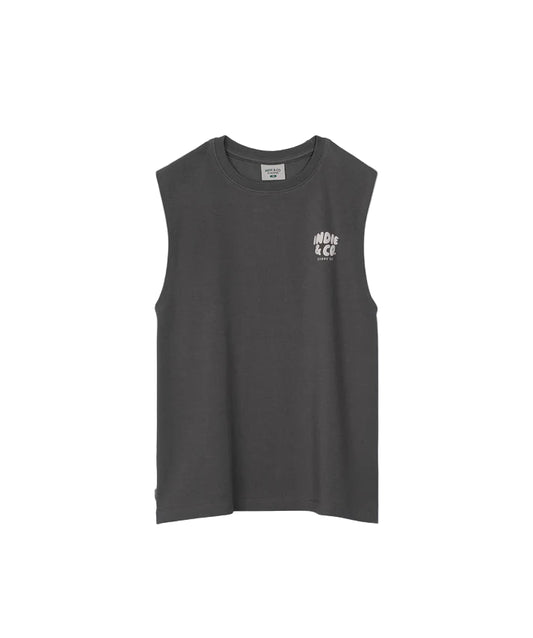 The Union Muscle Tee - Dark Fern