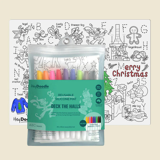 Reusable Silicone Mat - Deck The Halls