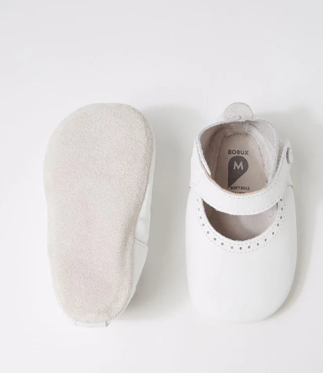 Delight White Leather