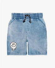 Load image into Gallery viewer, Denim Washed Blue Shorts

