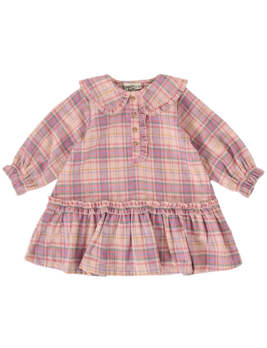 Diana Collared Check Dress