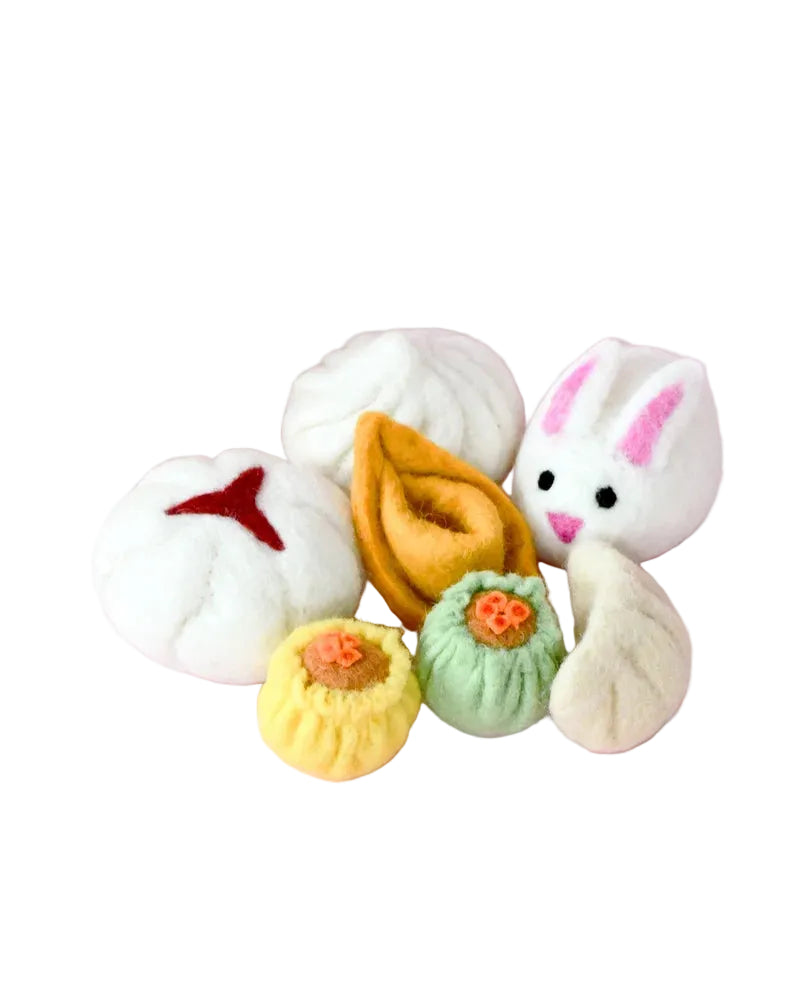 Felt Dim Sum Yum Cha Play Food Set
