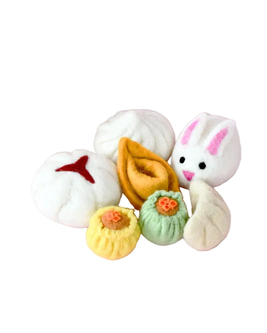 Felt Dim Sum Yum Cha Play Food Set