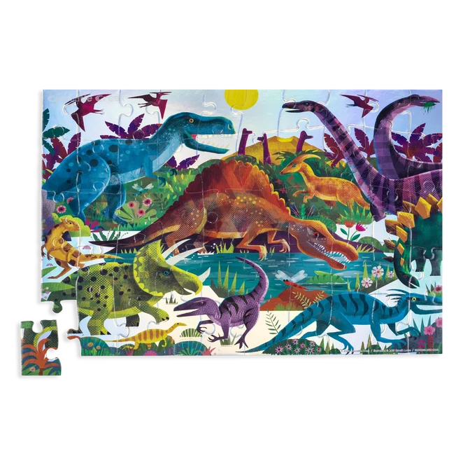 Holographic Puzzle Dinosaurs - (50pc)