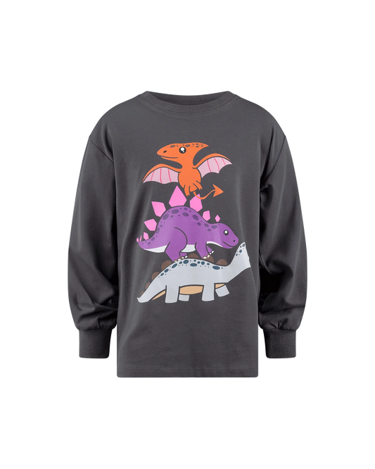 Dino Stack Long Sleeve T-Shirt