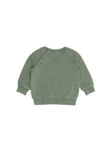 Dino Star Sweatshirt - Washed Green