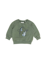 Load image into Gallery viewer, Dino Star Sweatshirt - Washed Green
