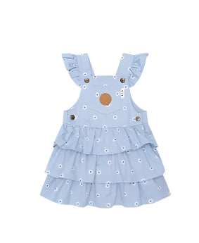 Ditsy Floral Tiered Overall Dress