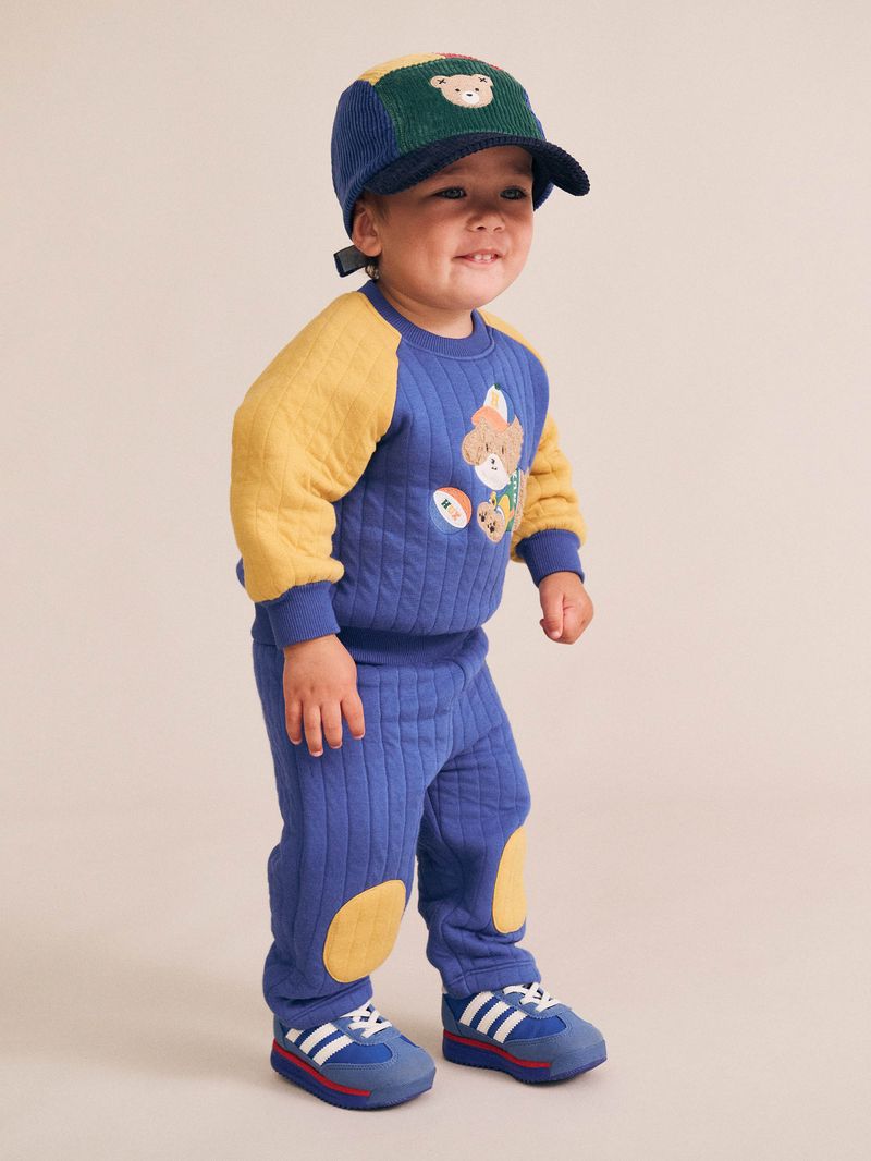 Basketball Doggy Quilted Sweatshirt