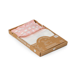 Doll Pram Bedding - Pink