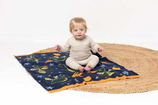 Dakota Dragon Baby Blanket