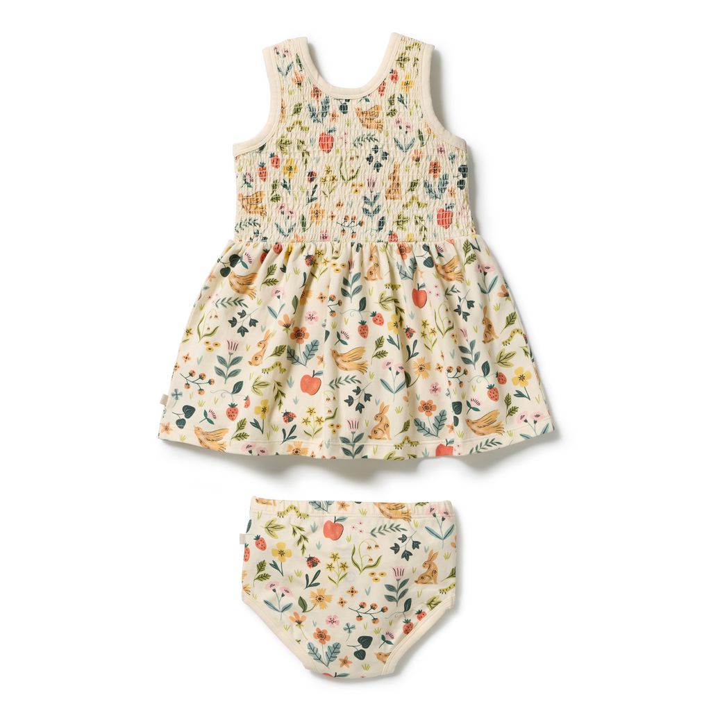 Summer Garden Organic Dress Set