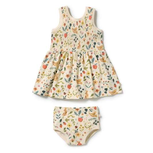 Summer Garden Organic Dress Set