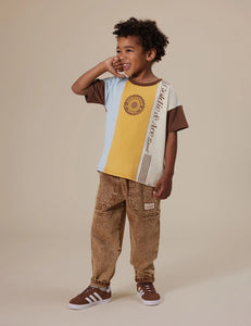 Drew Denim Pocket Pant - Brown