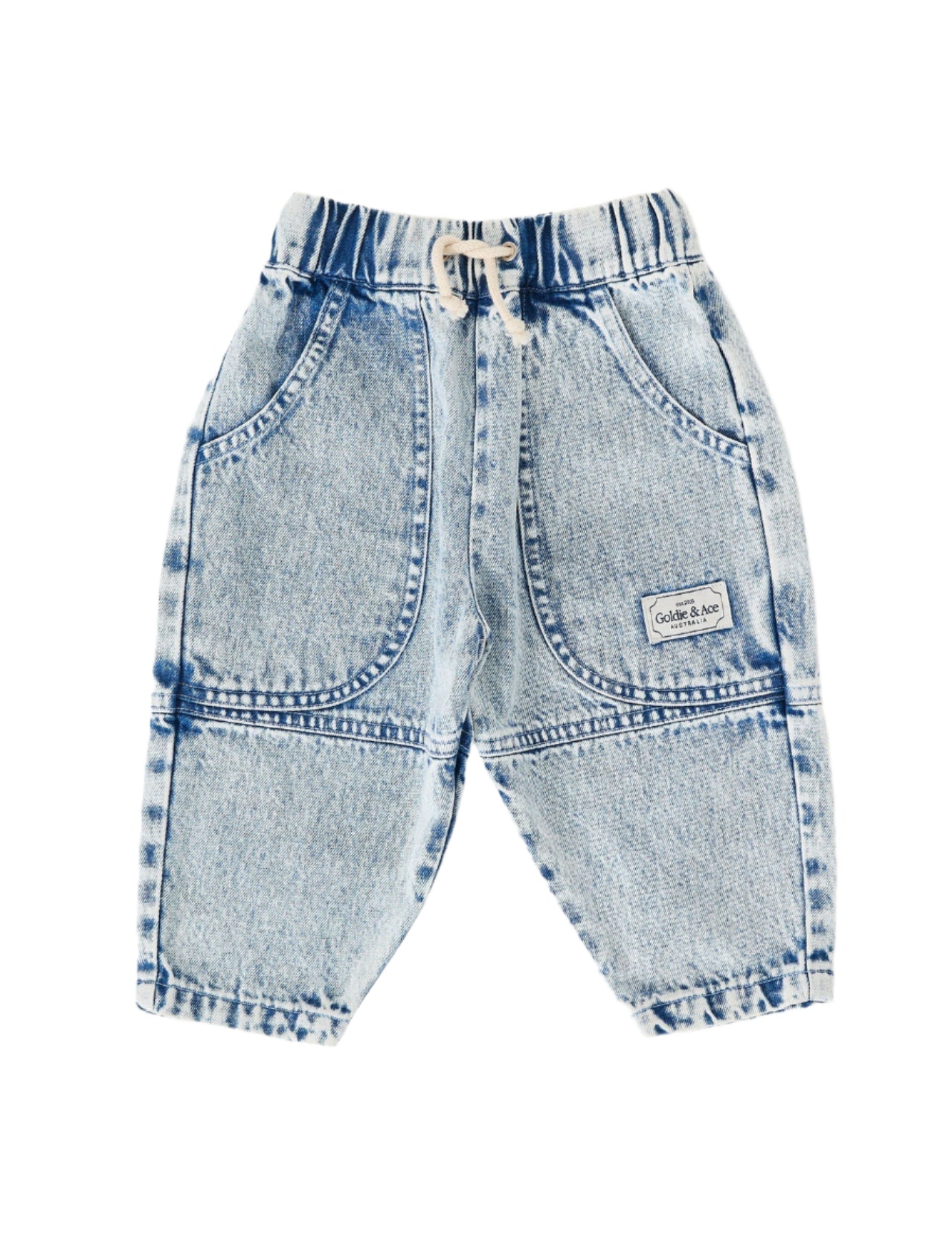 Drew Denim Pocket Pant - Light Denim