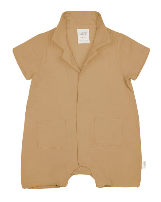 Sammy Romper - Driftwood