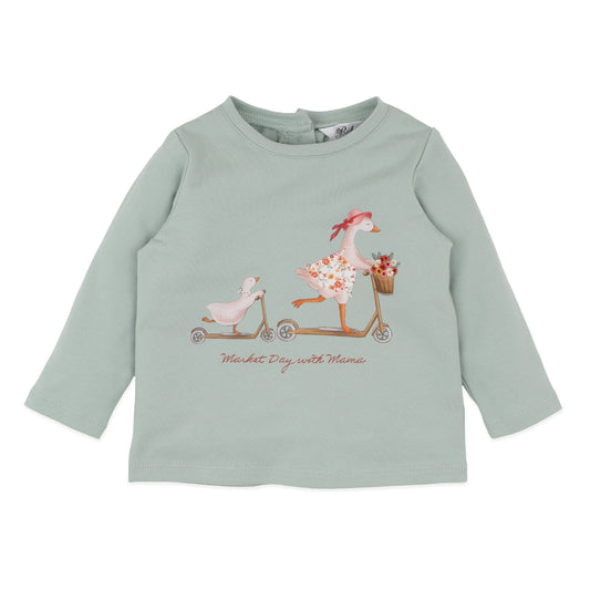 Emmy Ducks On Scooter LS Tee