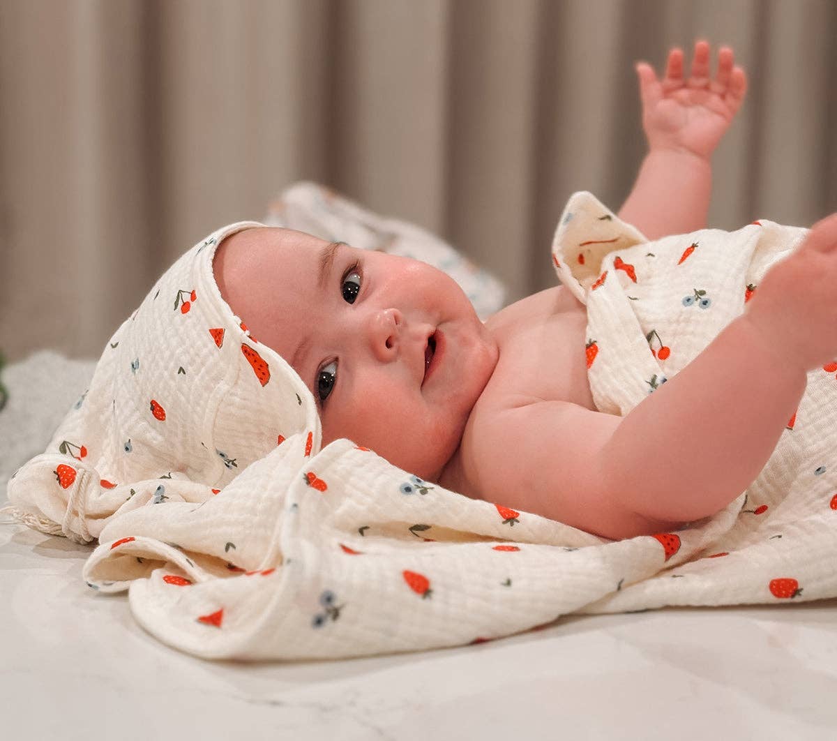 Hooded Towel with Tassel - Sweet Pickings