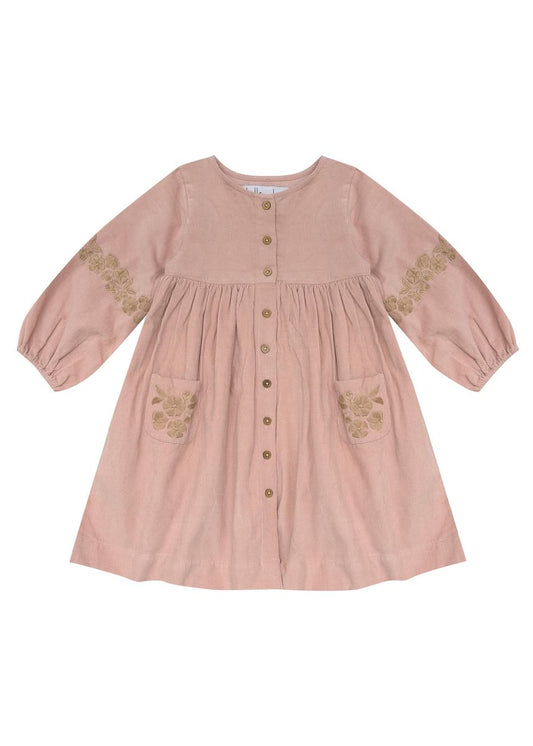 Emmy Dress - Ash Rose