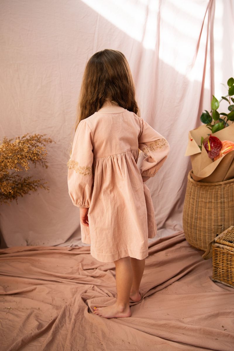 Emmy Dress - Ash Rose
