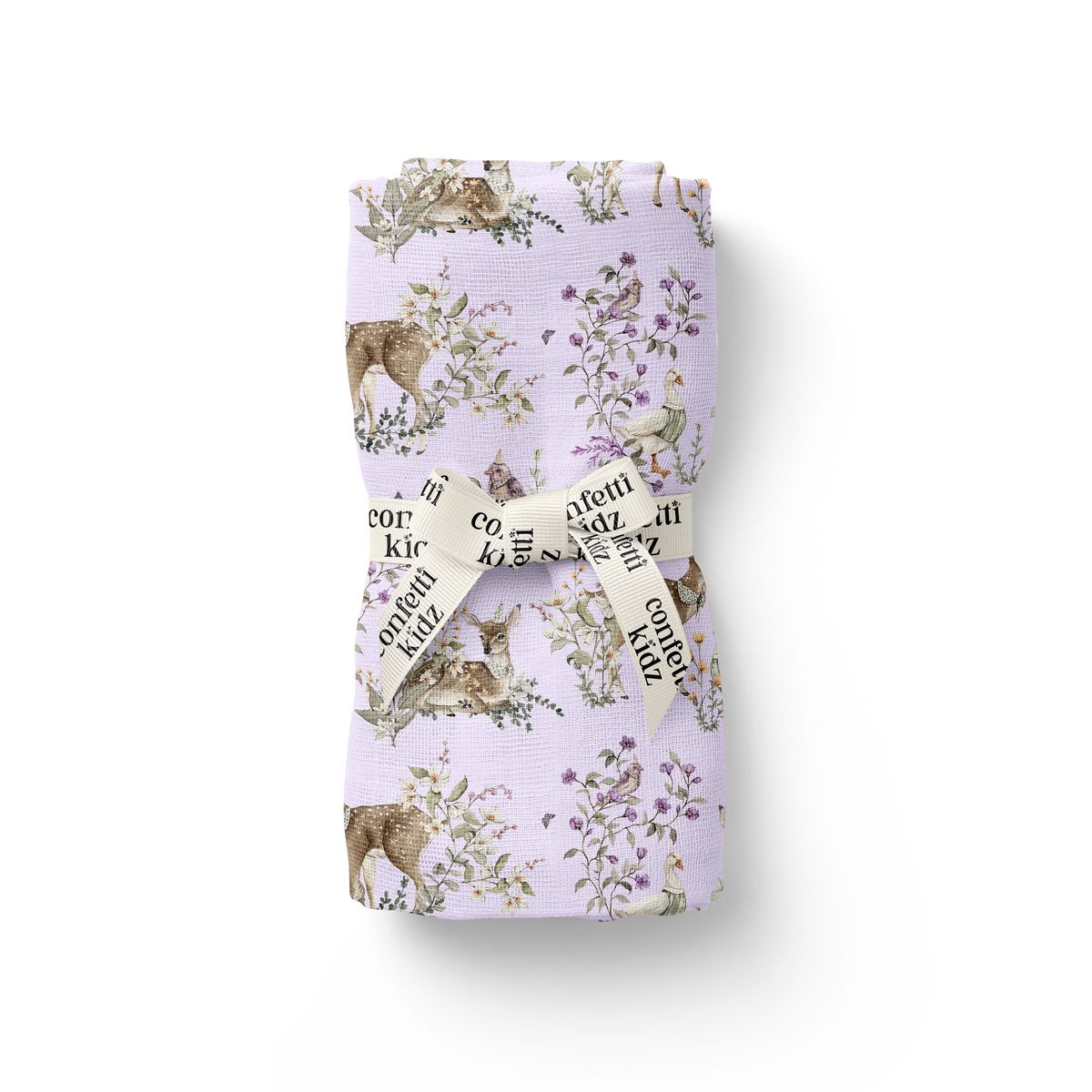 Organic Muslin Swaddle - Enchanted Forest