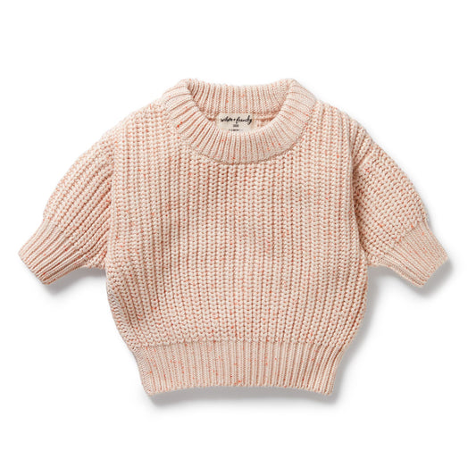 Fairy Floss Organic Knitted Jumper