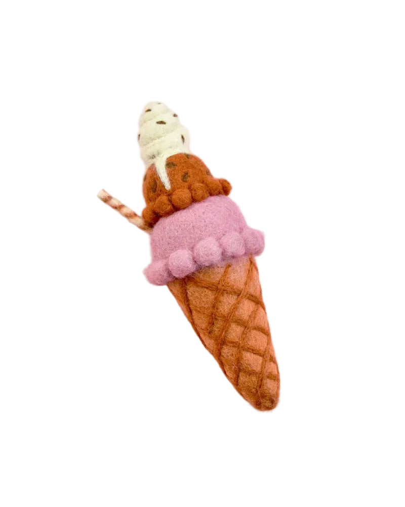 Felt Neapolitan Ice Cream