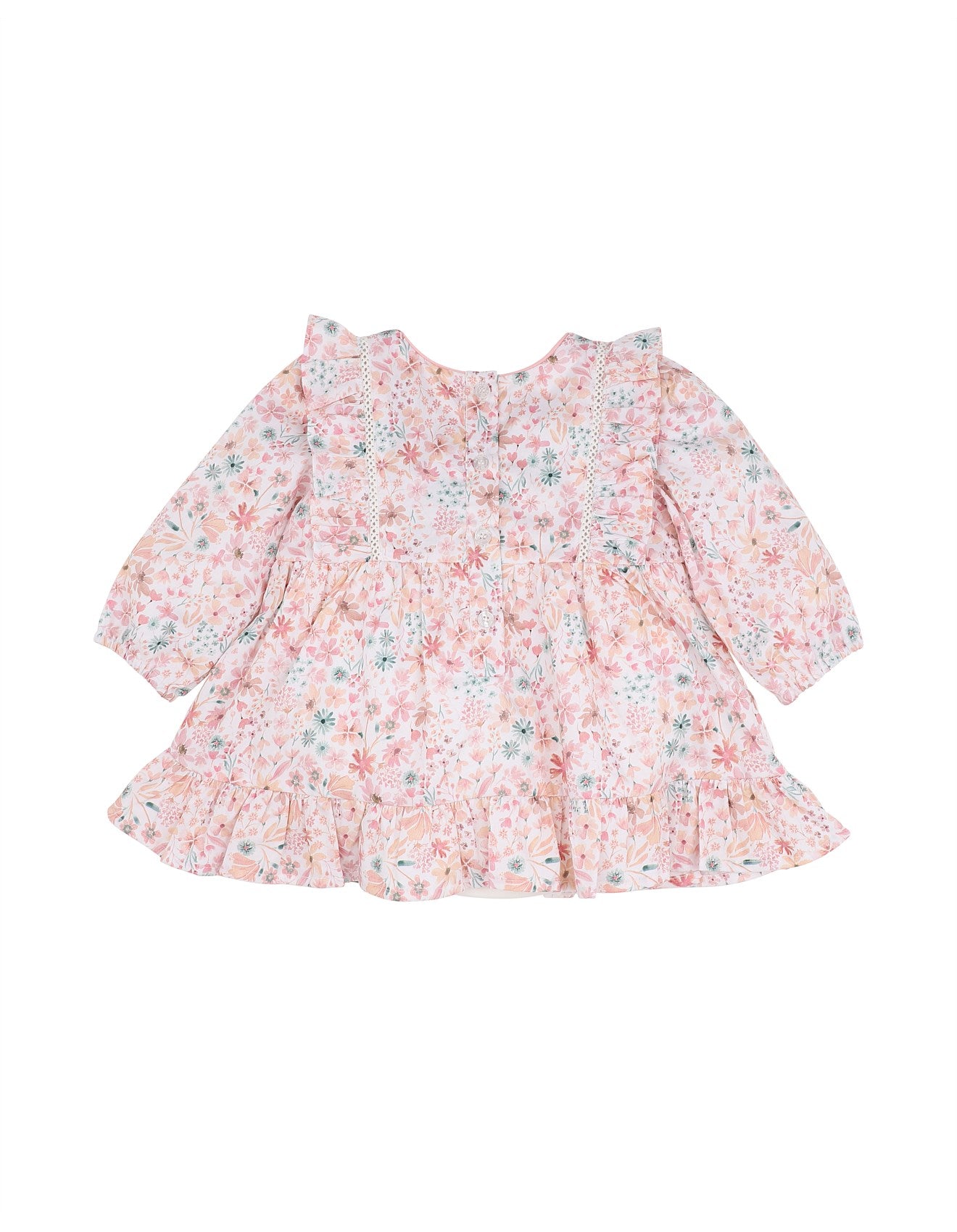 Fern Floral Organic Overlay Dress