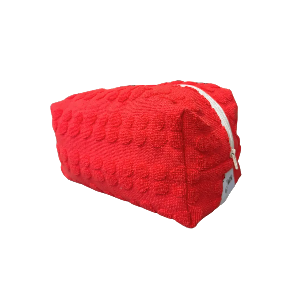 Bubble Terry Towelling Pouch - Fiesta