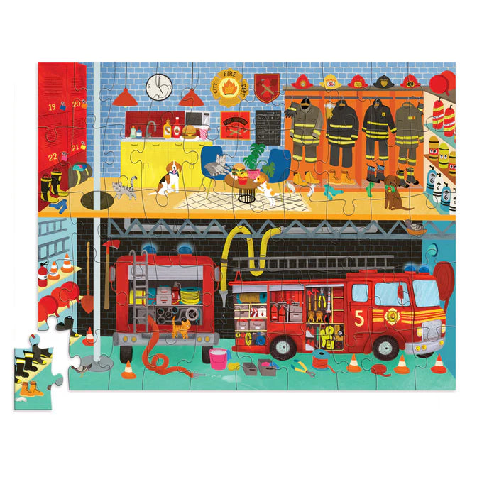 Flat House Puzzle - Fire House (50pc)