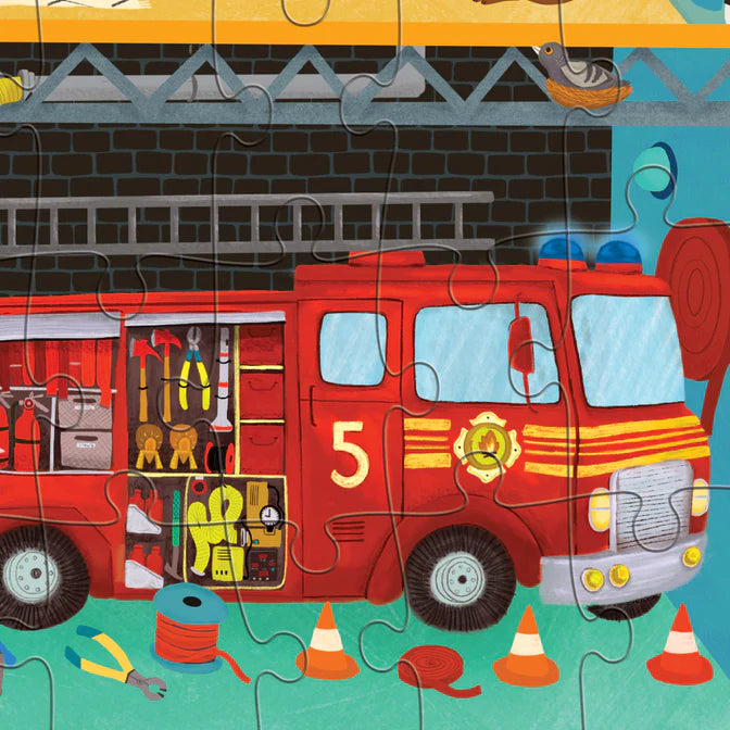 Flat House Puzzle - Fire House (50pc)