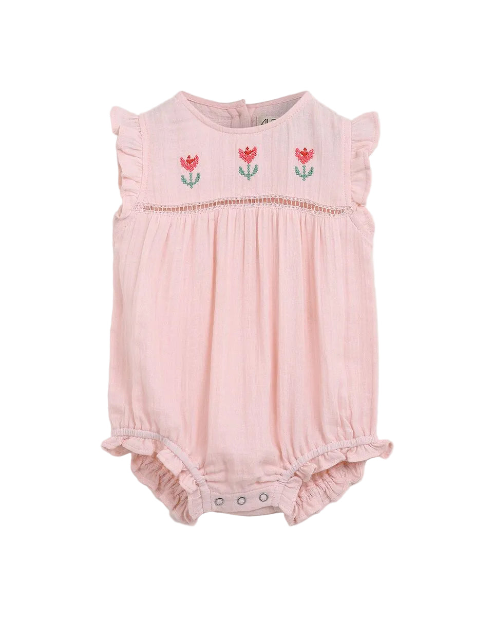 Flee Playsuit - Pink