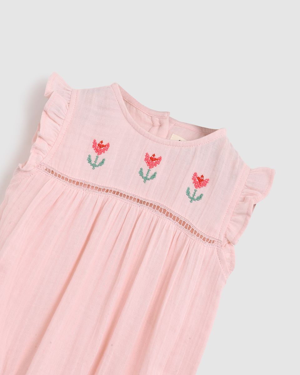 Flee Playsuit - Pink