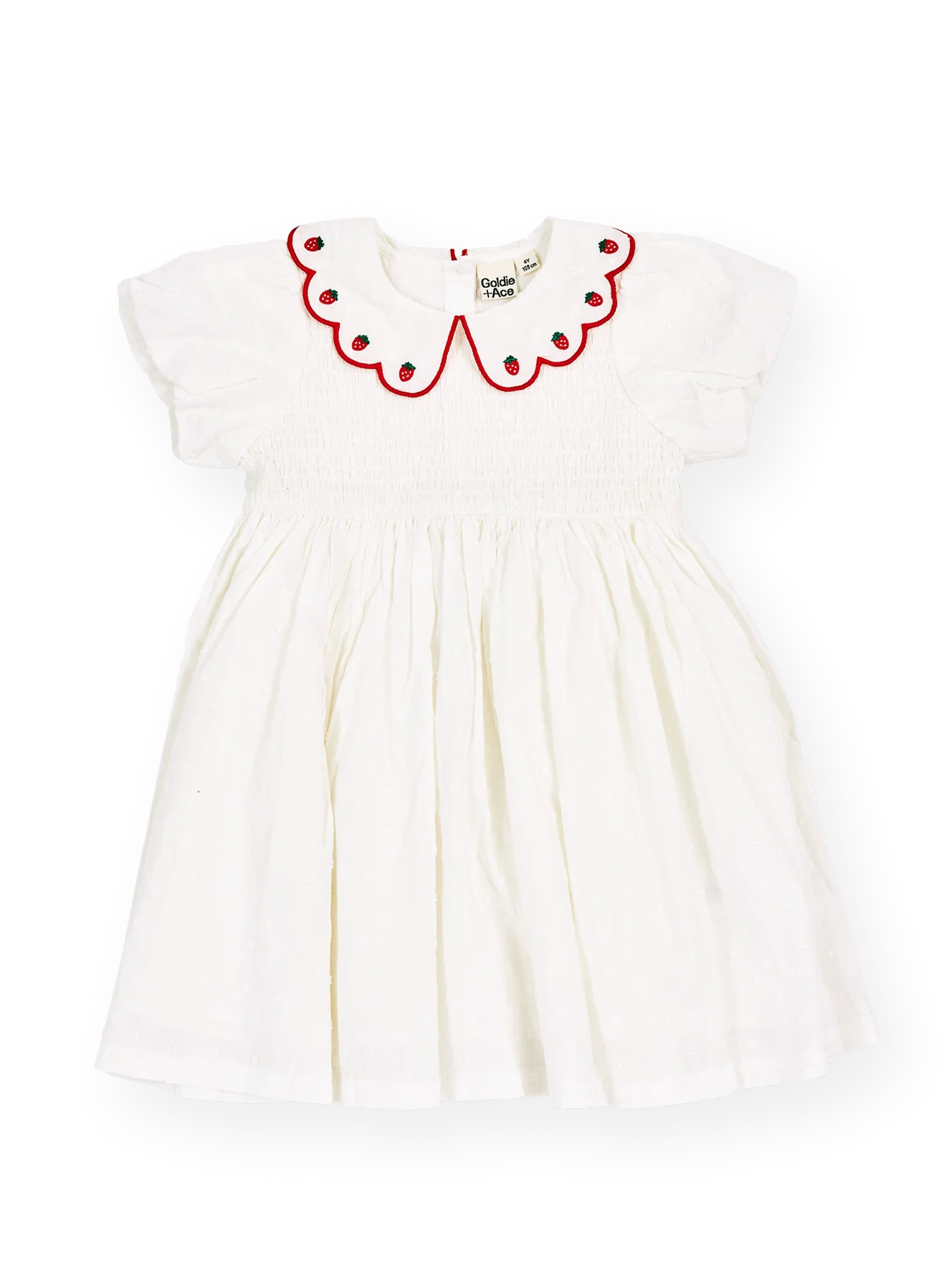 Sweet Strawberry Flo Smocked Dress