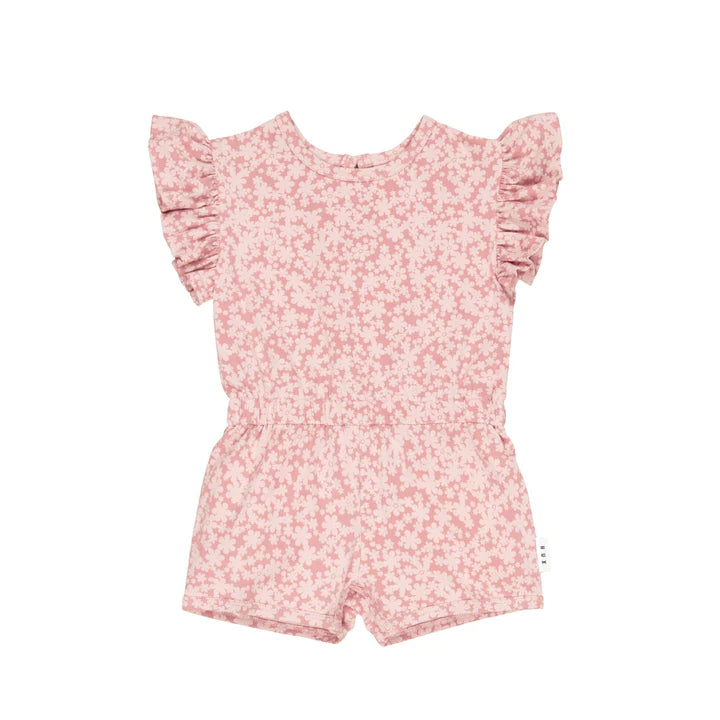 Smile Floral Frill Playsuit