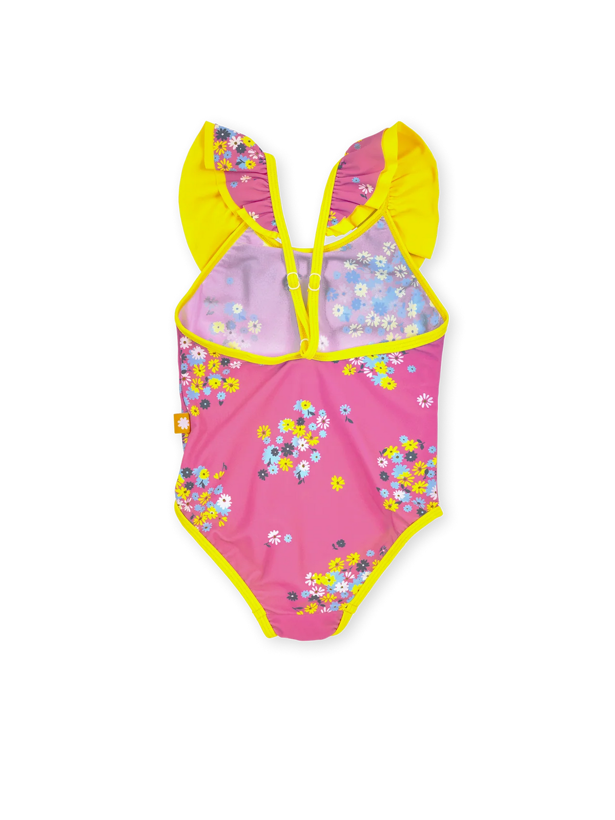 Floral Frill Collar Swimsuit