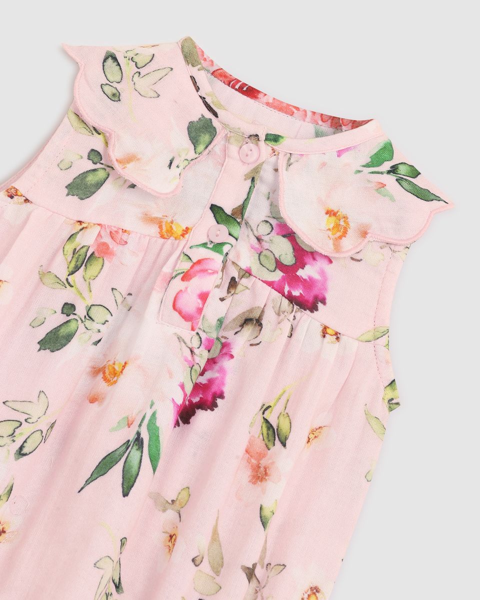 Flossy Playsuit - Darling Petal