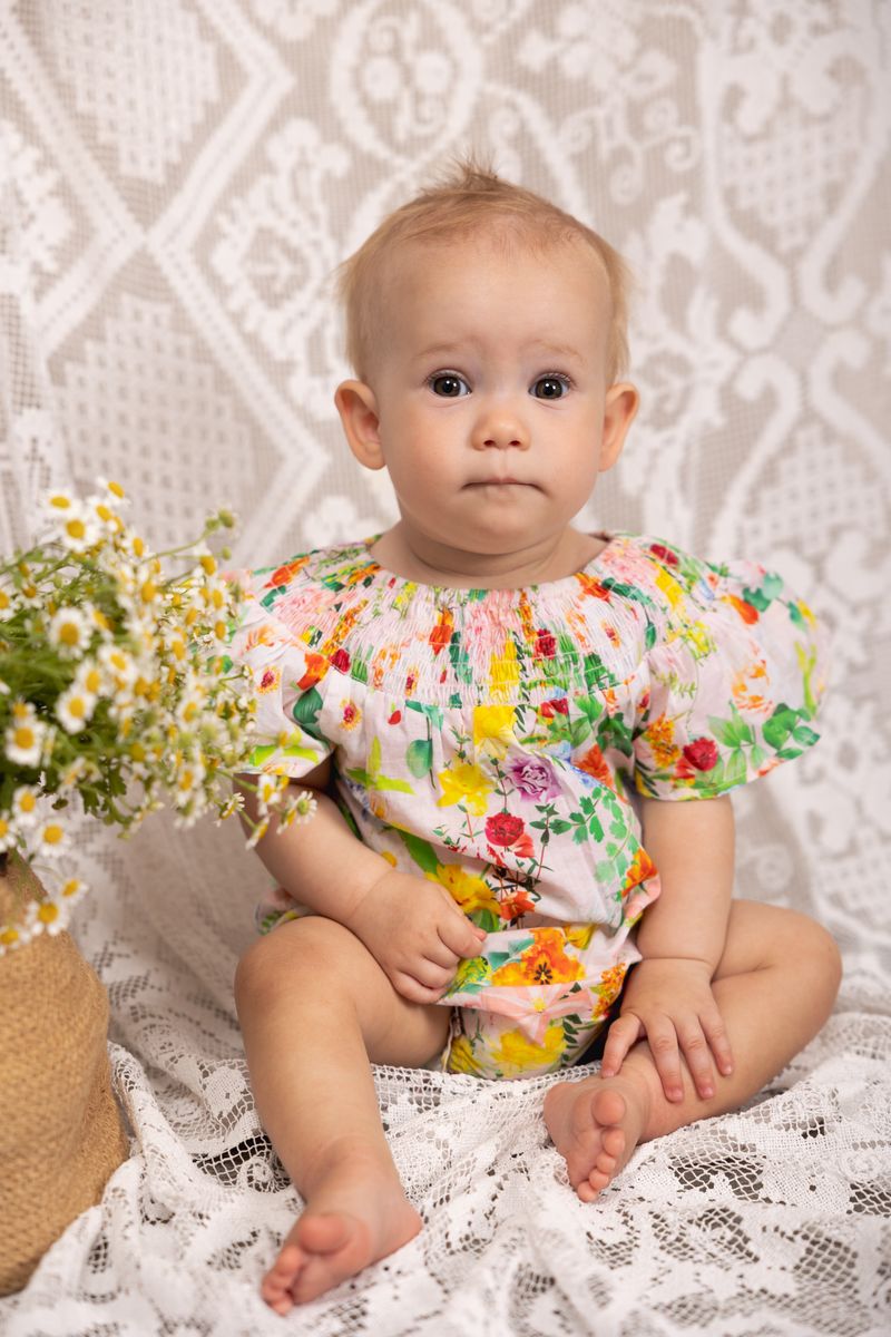 Doris Playsuit - Flower Crush